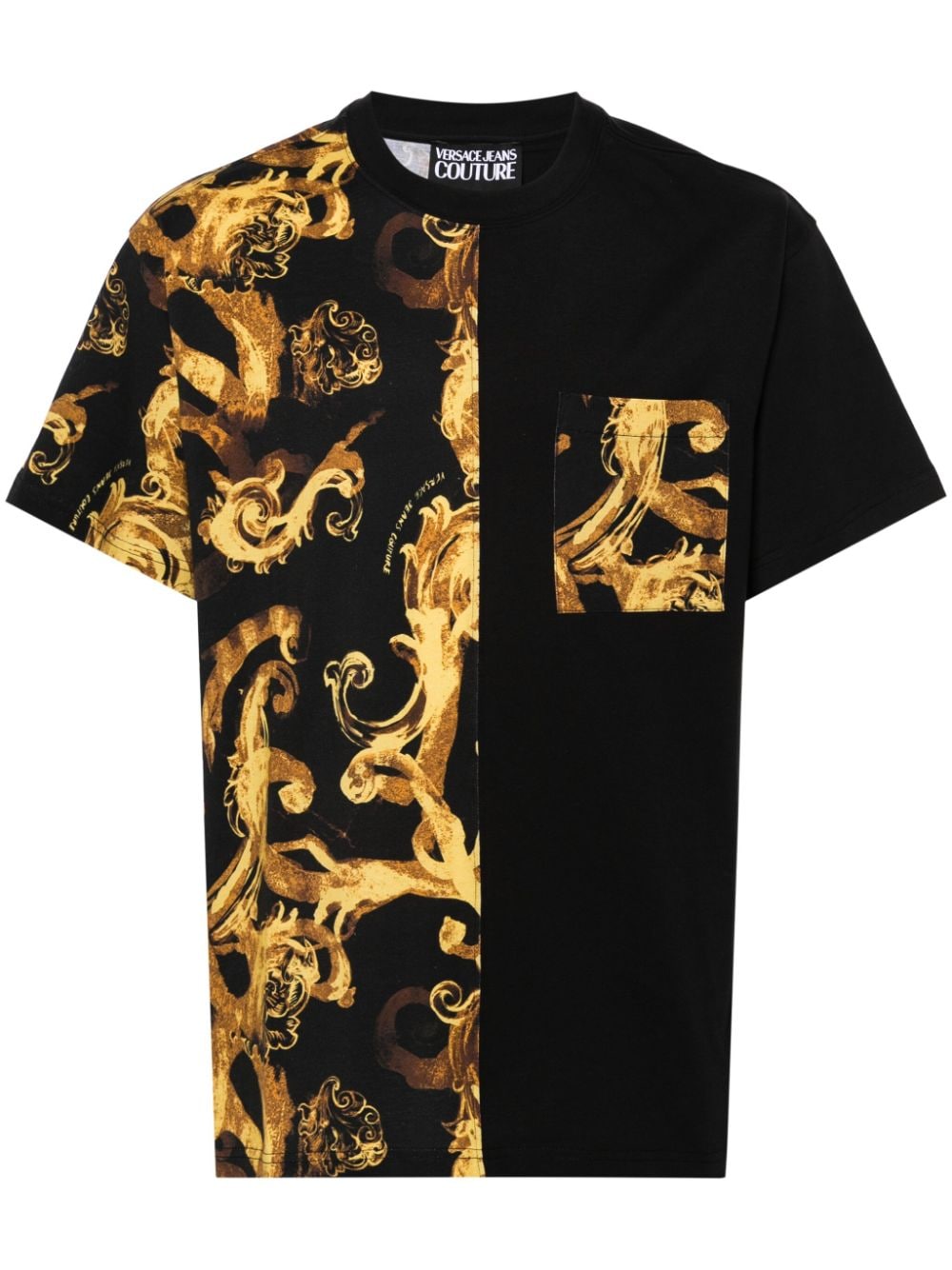 T shirt uomo manica corta Versace jeans Couture 76GAH611JS287 G89 New Marine Store